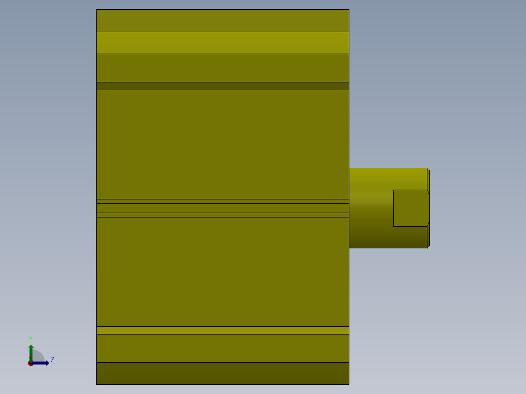 气缸-A_CDQ2B140_30DC_A80_20左视图