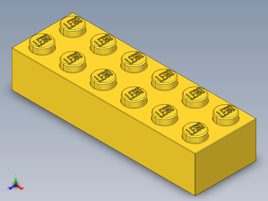 乐高套装 4421基本积木-4181143 - 2456 - 44237 Bright Yellow Brick 2 x 6.STEP