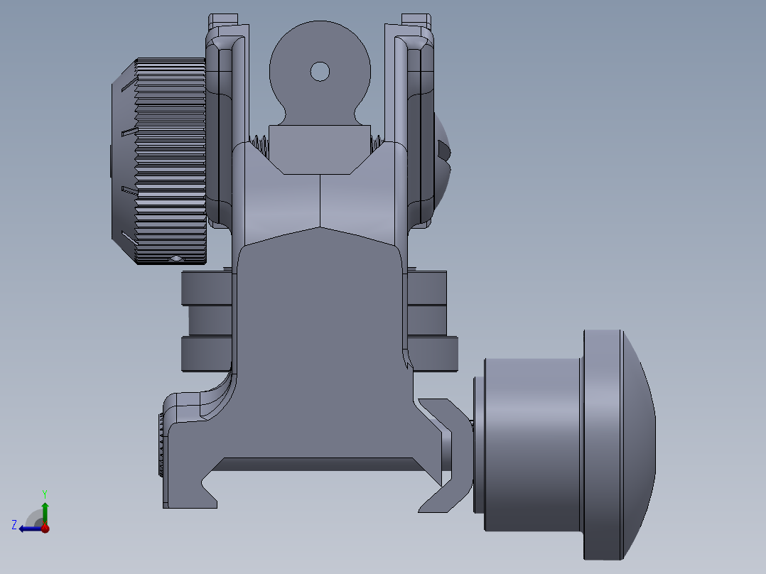 M4手提把手右视图