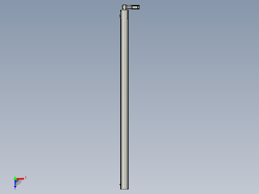东锦同步带传动-直线滑台模组DH120B-L125-S2500-BL-P400W-C3俯视图