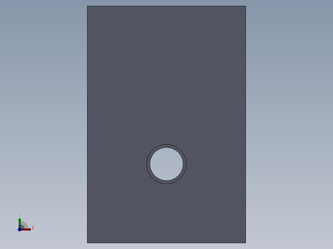 S48 螺丝座前视图