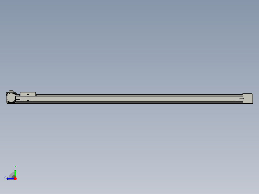 威洛博直线电机模组EB4-L80-S1150-L-57-MS3右视图