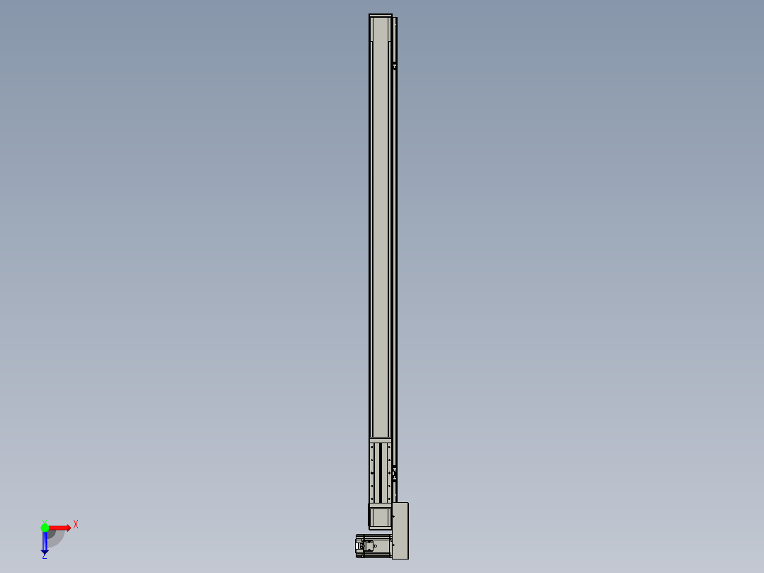 欧规系列-LB8-L75-S1400-BL-ZP75-C3俯视图