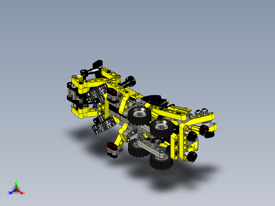 LEGO乐高机械组小型移动式起重机