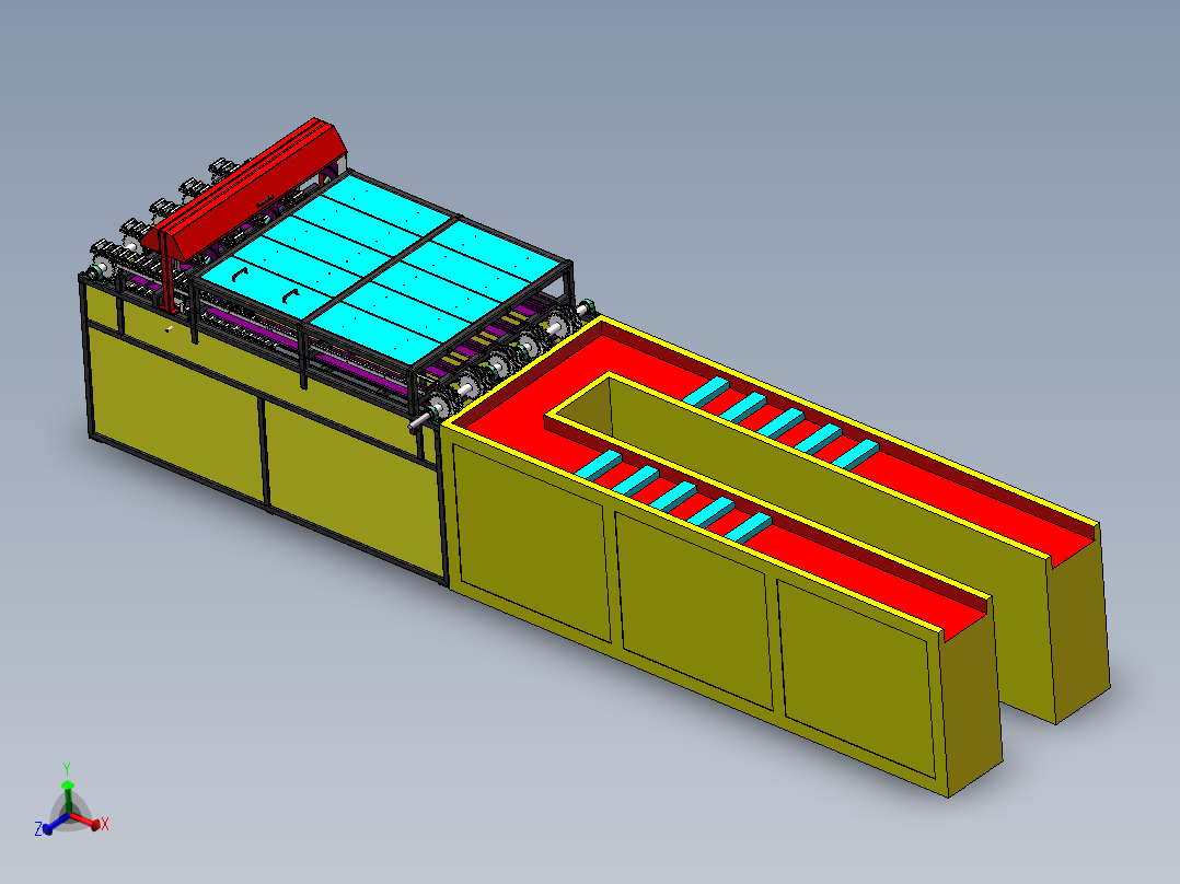 铰链式传送线sw17可编辑