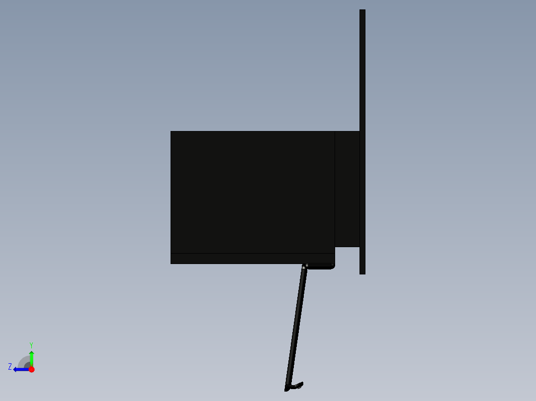 烤箱STEP格式右视图