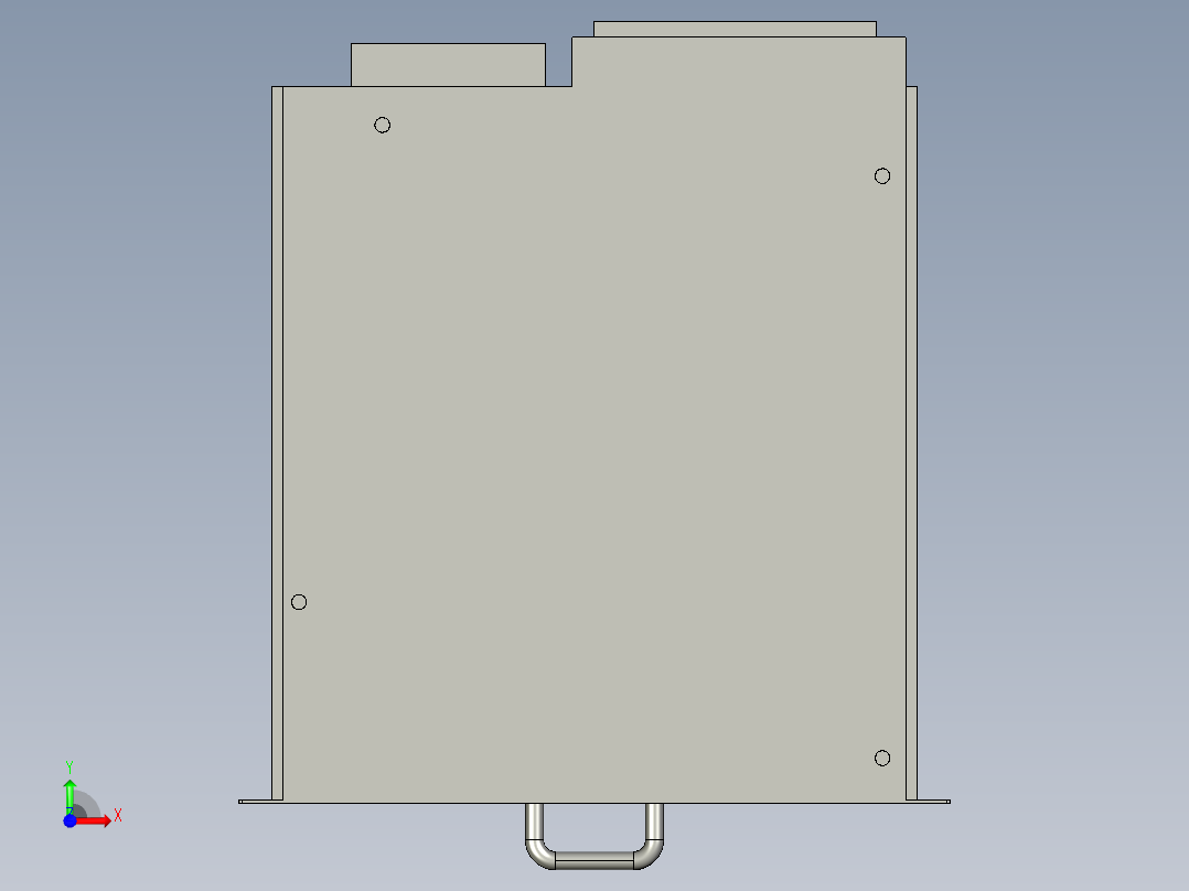 基恩士LC-C1A_kc图纸模型前视图