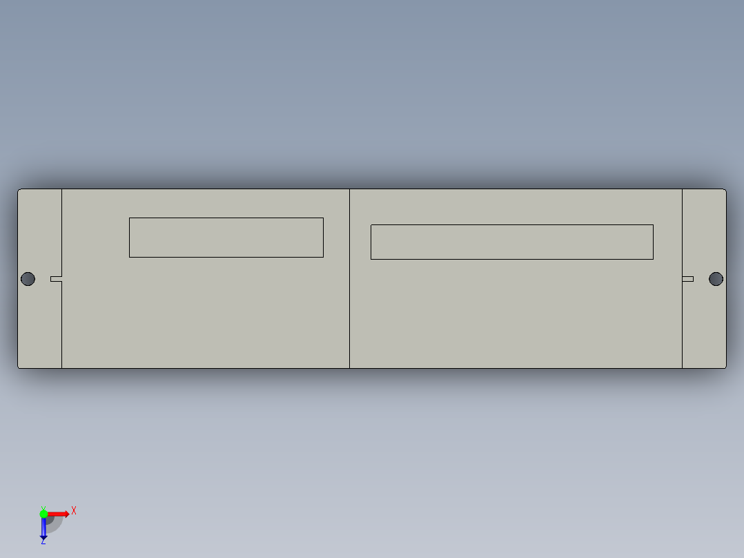 基恩士LC-C1A_kc图纸模型俯视图