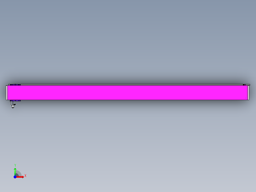威洛博VL系列直线电机模组-VL22H2-S3400前视图