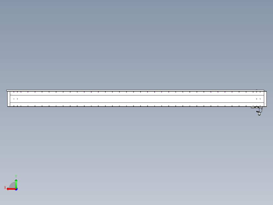 威洛博VL系列直线电机模组-VL22H2-S3400后视图
