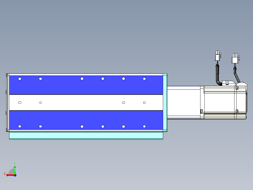 VF丝杆传动-一般环境VF14-Lxx-C-S100-BC-ZP75-C3后视图
