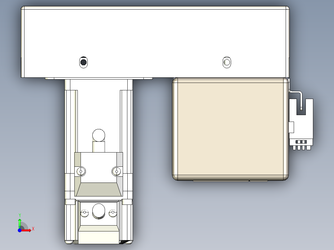 同步带全封闭直线模组TPA-HCB-65S-90-L450-ML-C-P10-N3前视图