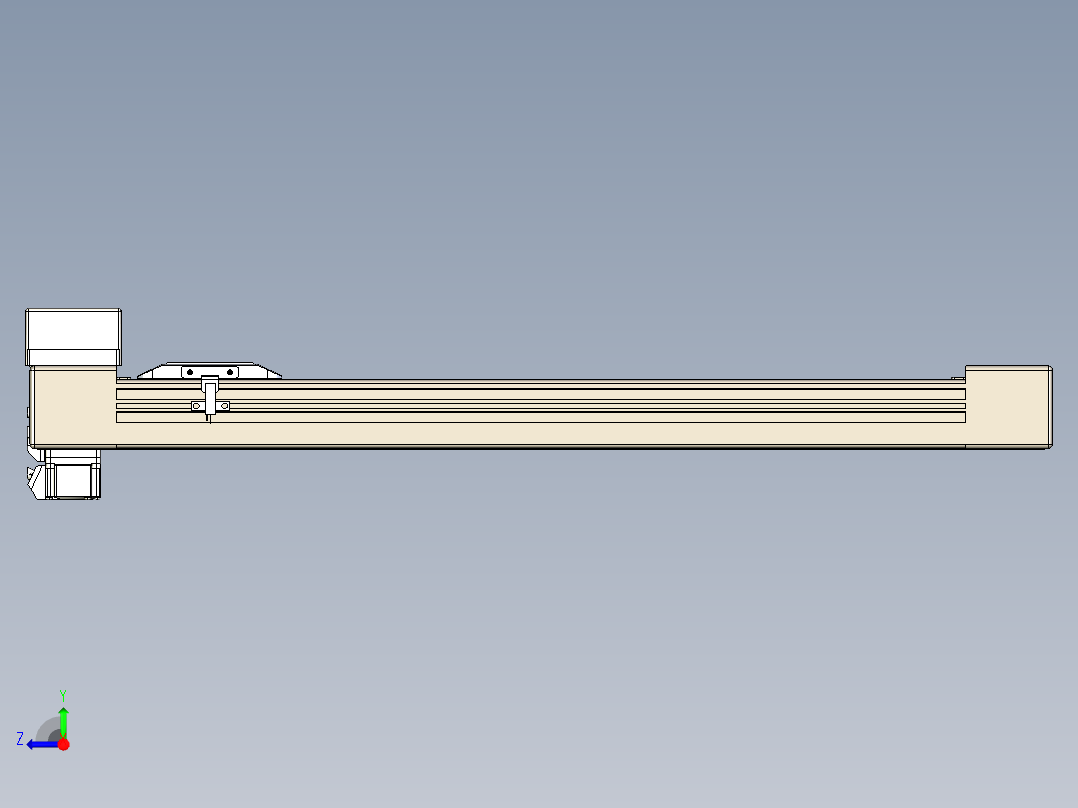 同步带全封闭直线模组TPA-HCB-65S-90-L450-ML-C-P10-N3右视图