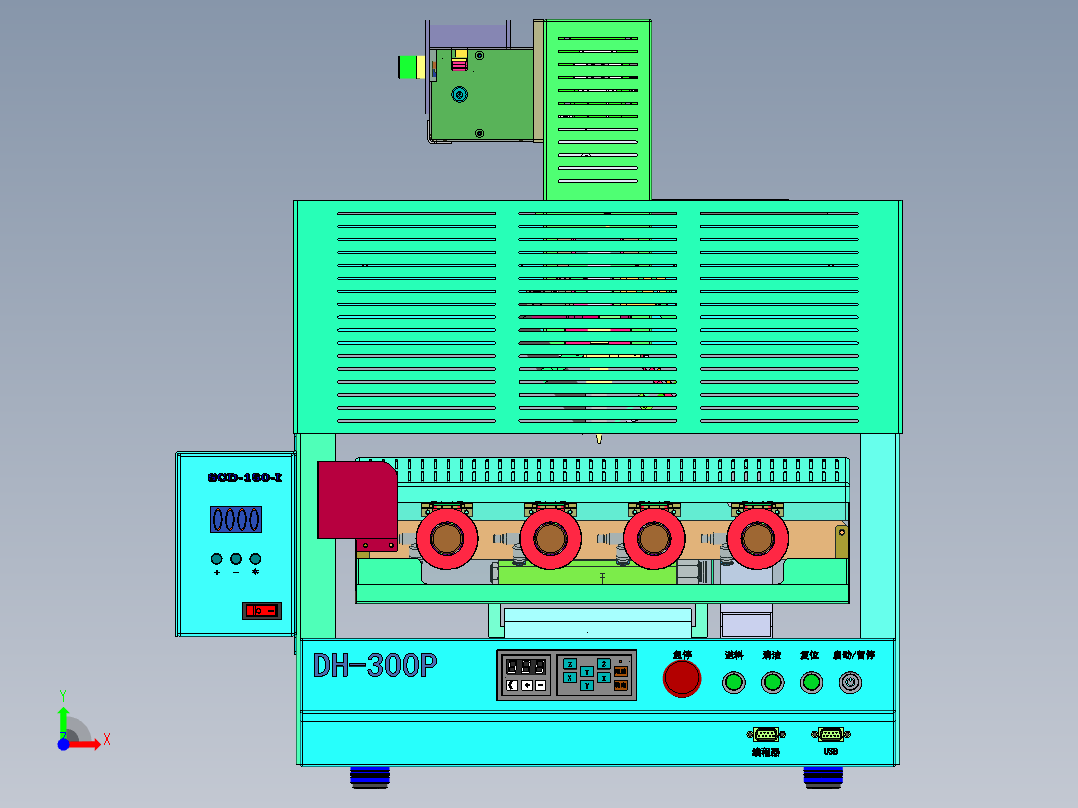 DH-300P 点焊锡机设备前视图