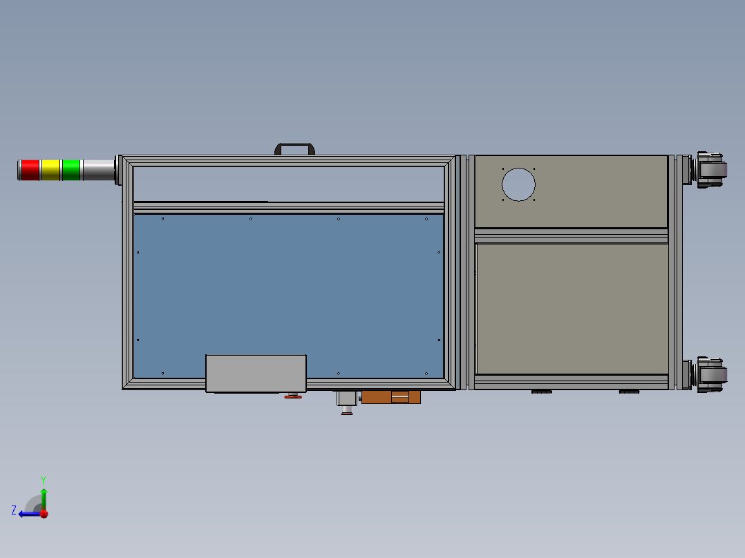 减速机称重及检测右视图