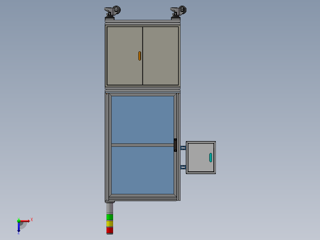 减速机称重及检测俯视图