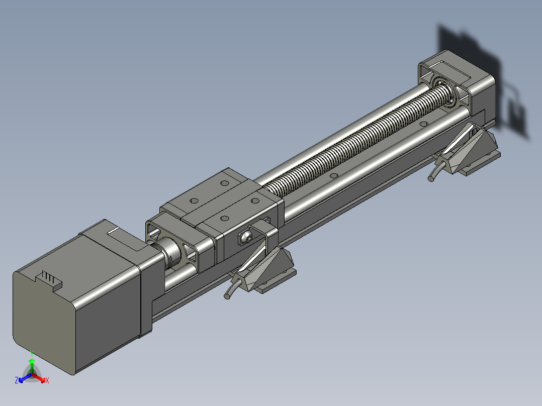 模组FSK30J E100-BC-B35正等轴测图