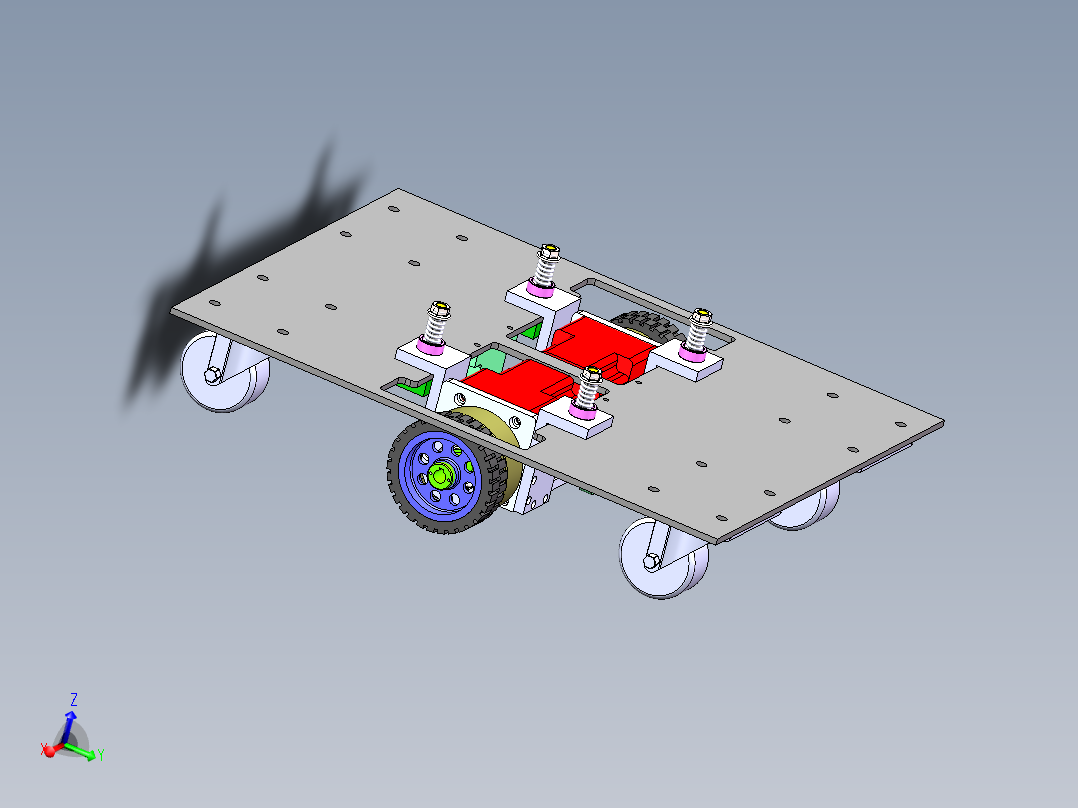 AGV<span style='color: red'>机器人</span>底盘