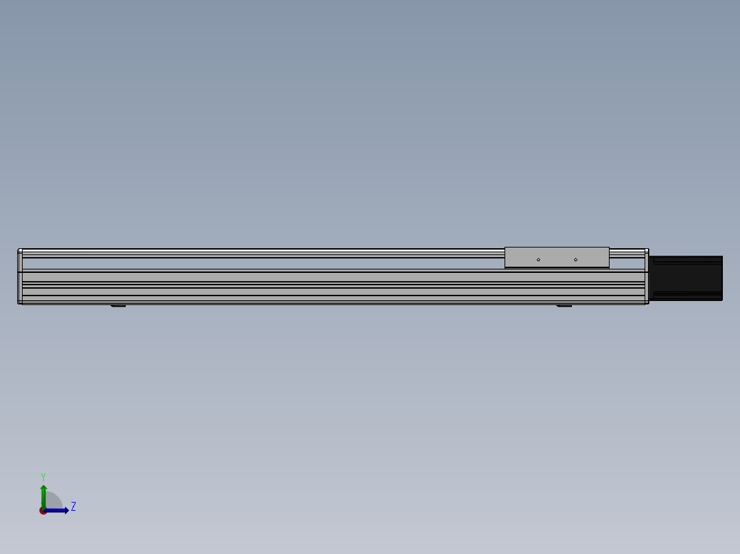精密模组MY140-T10-600L-BC-P40B-C4-C左视图