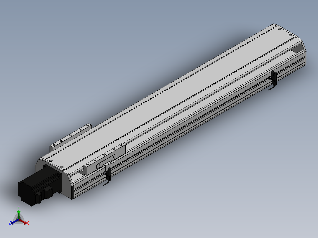 精密模组MY140-T10-600L-BC-P40B-C4-C正等轴测图