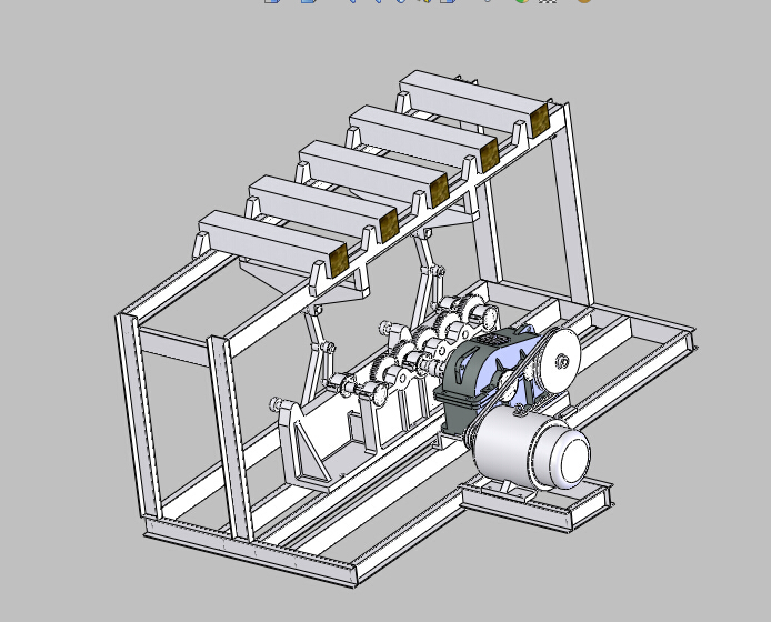 步进送料机传动系统设计（带三维图及仿真）143052