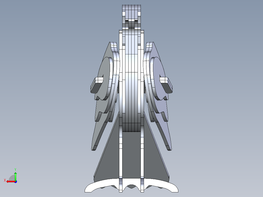激光下料拼图马STEP _ IGES后视图