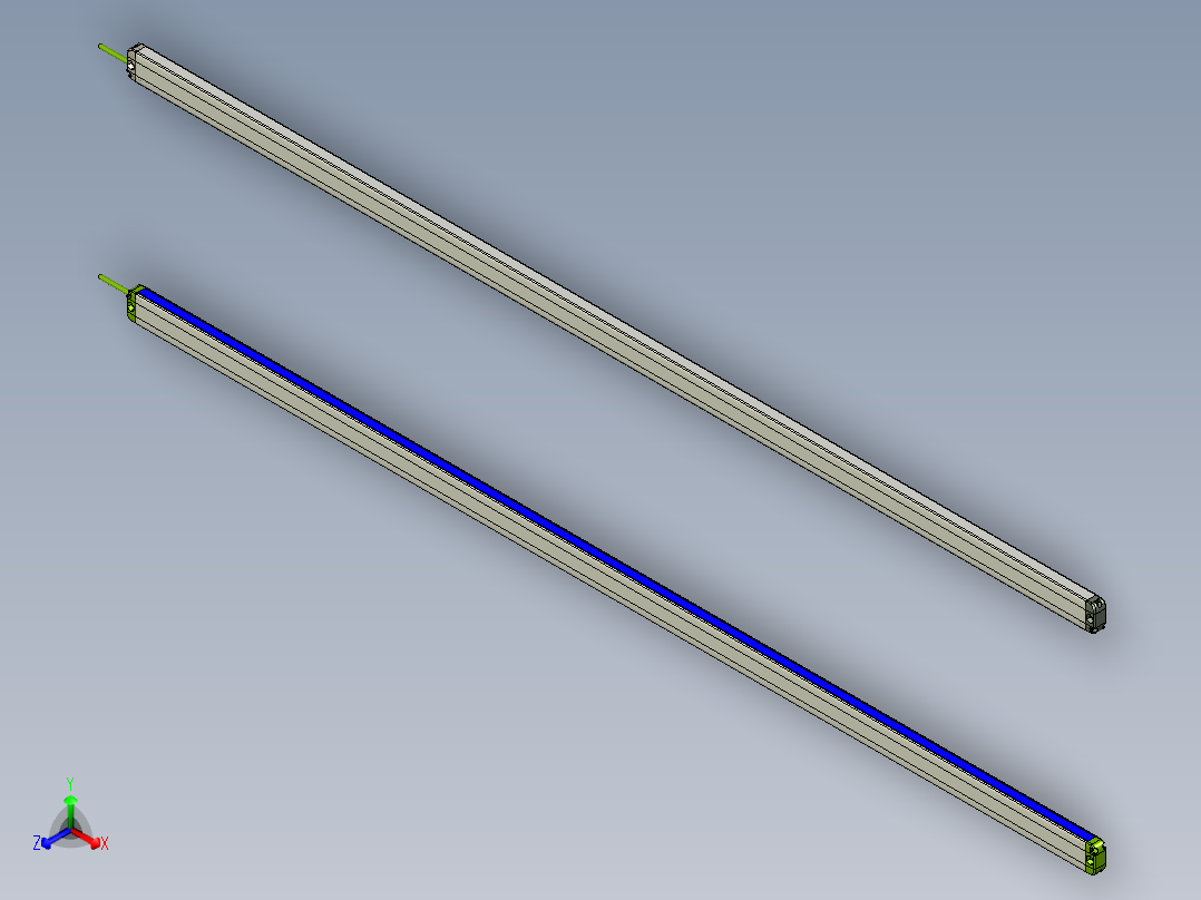 安全_区域传感器H2TLS2640_3D正等轴测图