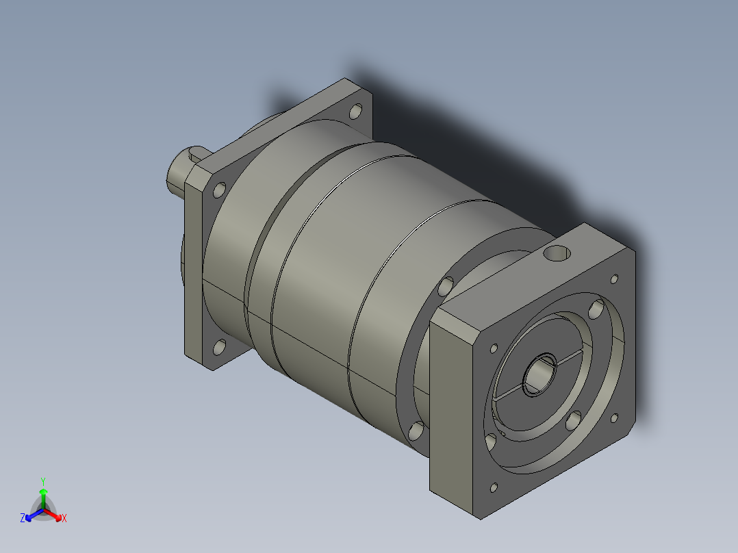 斜齿PHL115-L2 19-95-115-M8 LR60.STEP正等轴测图