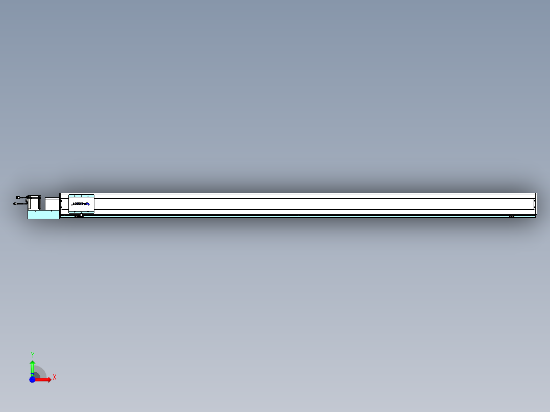 威洛博VBC同步带传动一无尘环境VBC14-L45-S2700-BL-ZP75-C3前视图