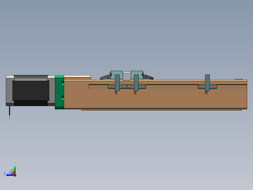MTH丝杆半封闭模组MTH5M-BC-42右视图