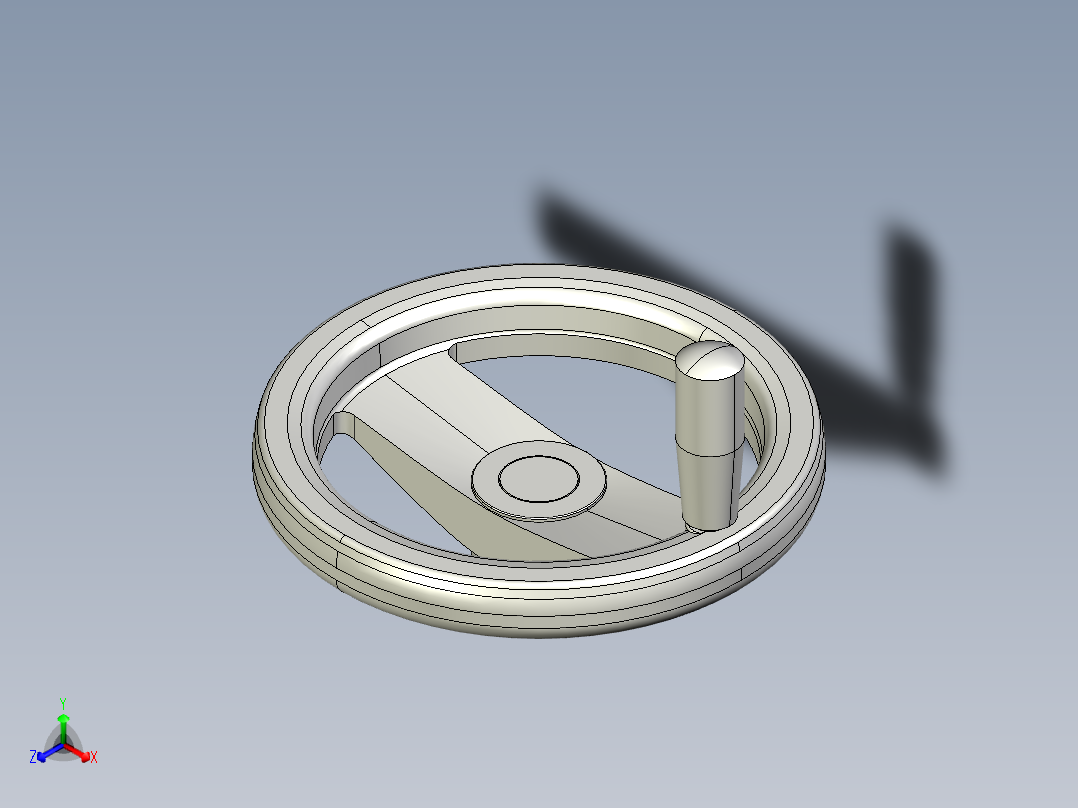 塑膠手輪VRTP+IR-3D多系列多零件图纸模型正等轴测图