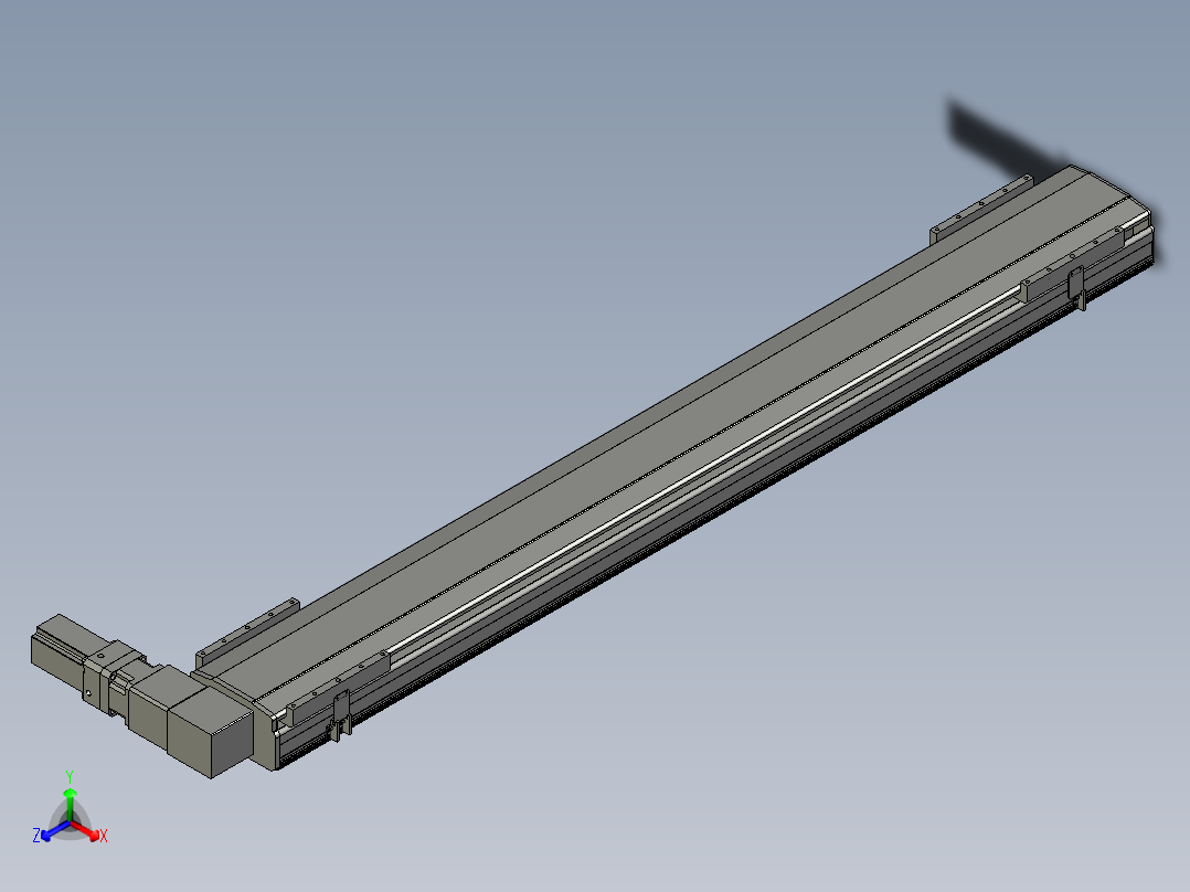 直线模组LHB21-L40-S1700-R(B)设计图纸