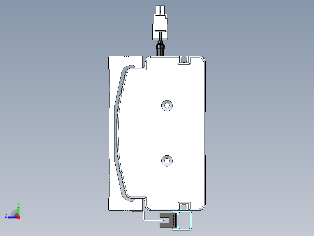 VF丝杆传动-一般环境VF14-Lxx-C-S450-BC-ZP40-C3右视图