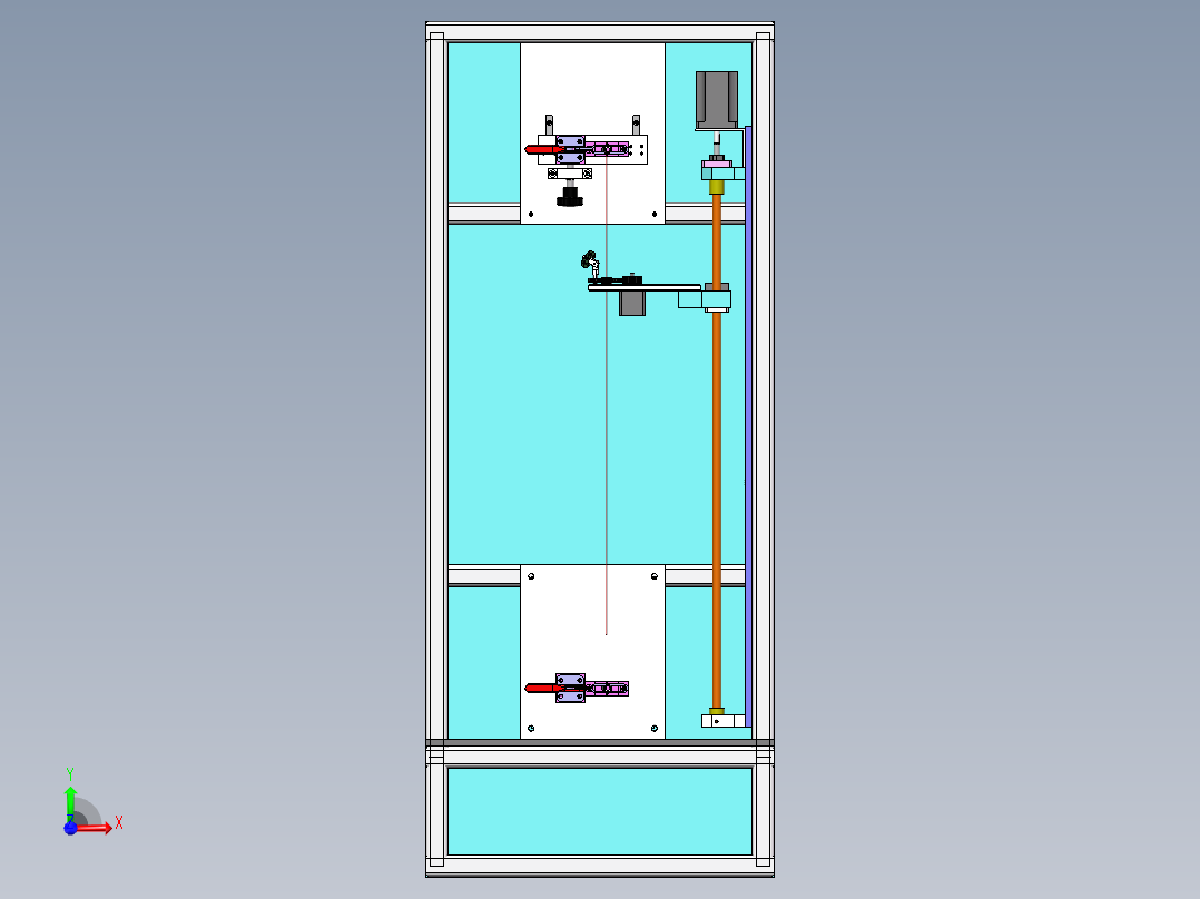 非标绕带机前视图