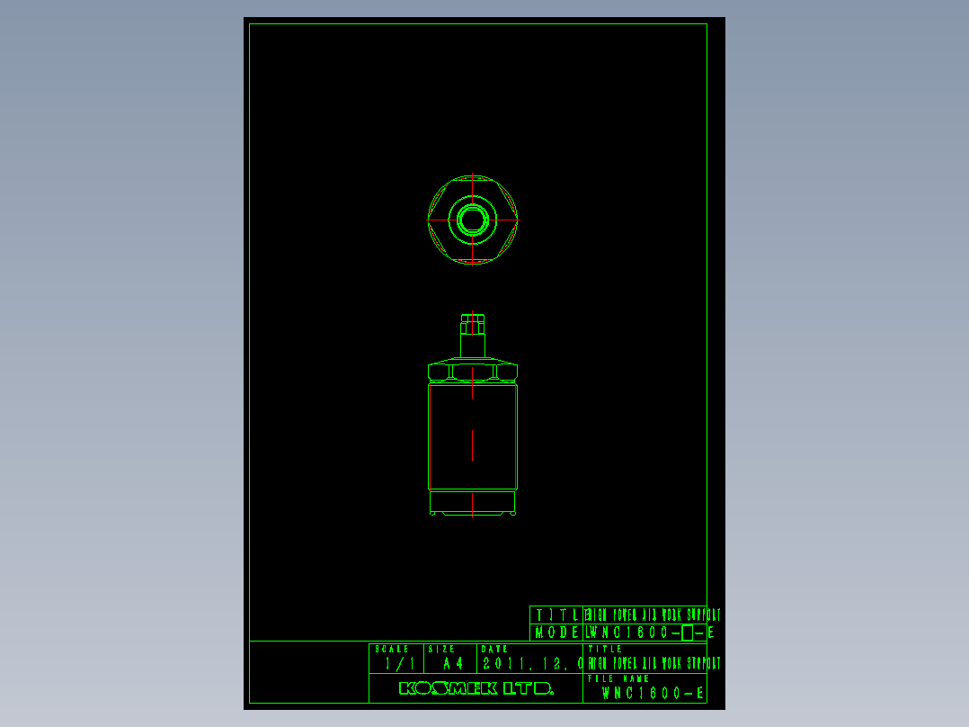 KOSMEKWNC1600-E多系列多零件图纸模型多系列多零件图纸模型