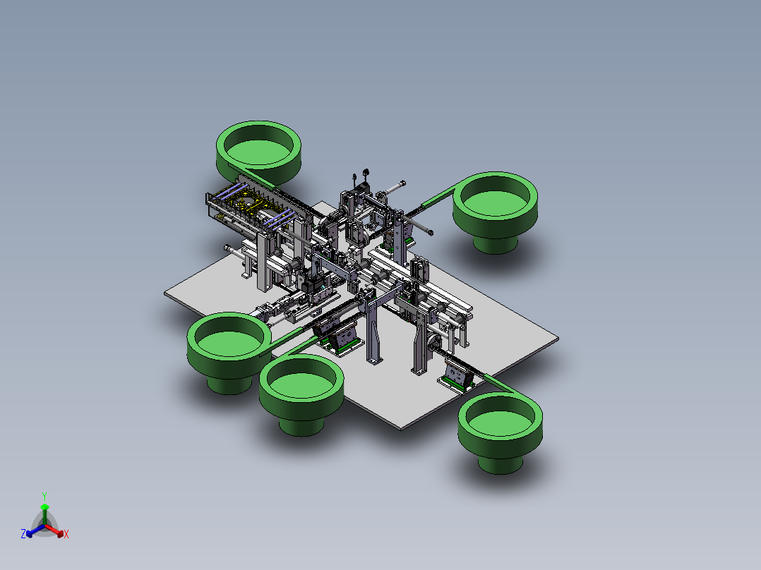 2023.02月-轮胎钢圈花鼓装配机sw20可编辑正等轴测图