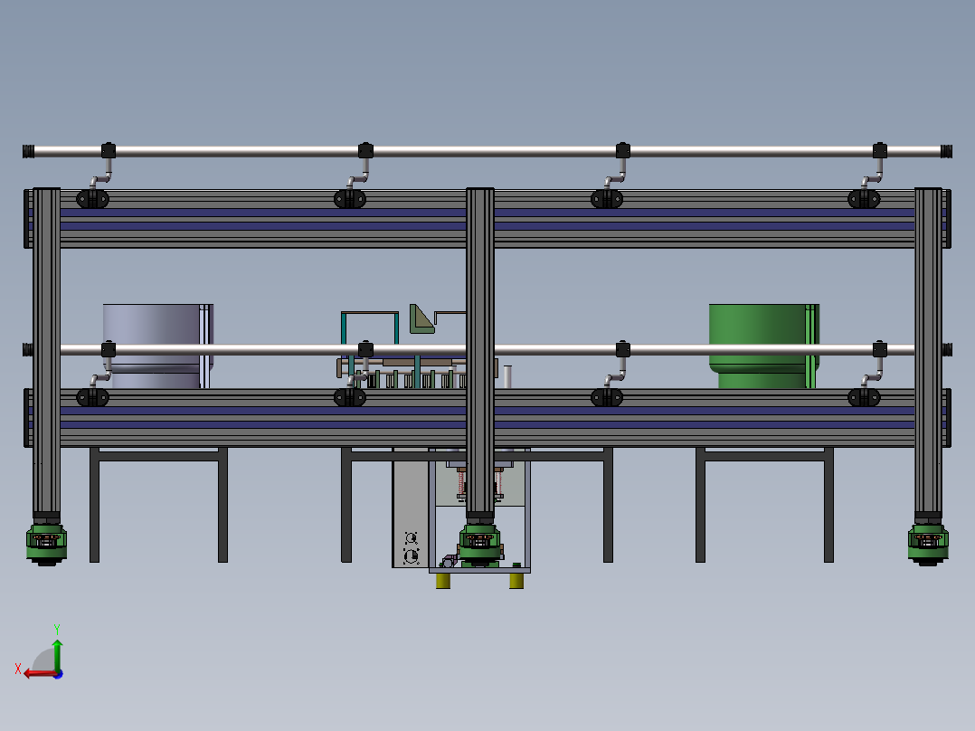 永磁生产线设备sw17可编辑后视图