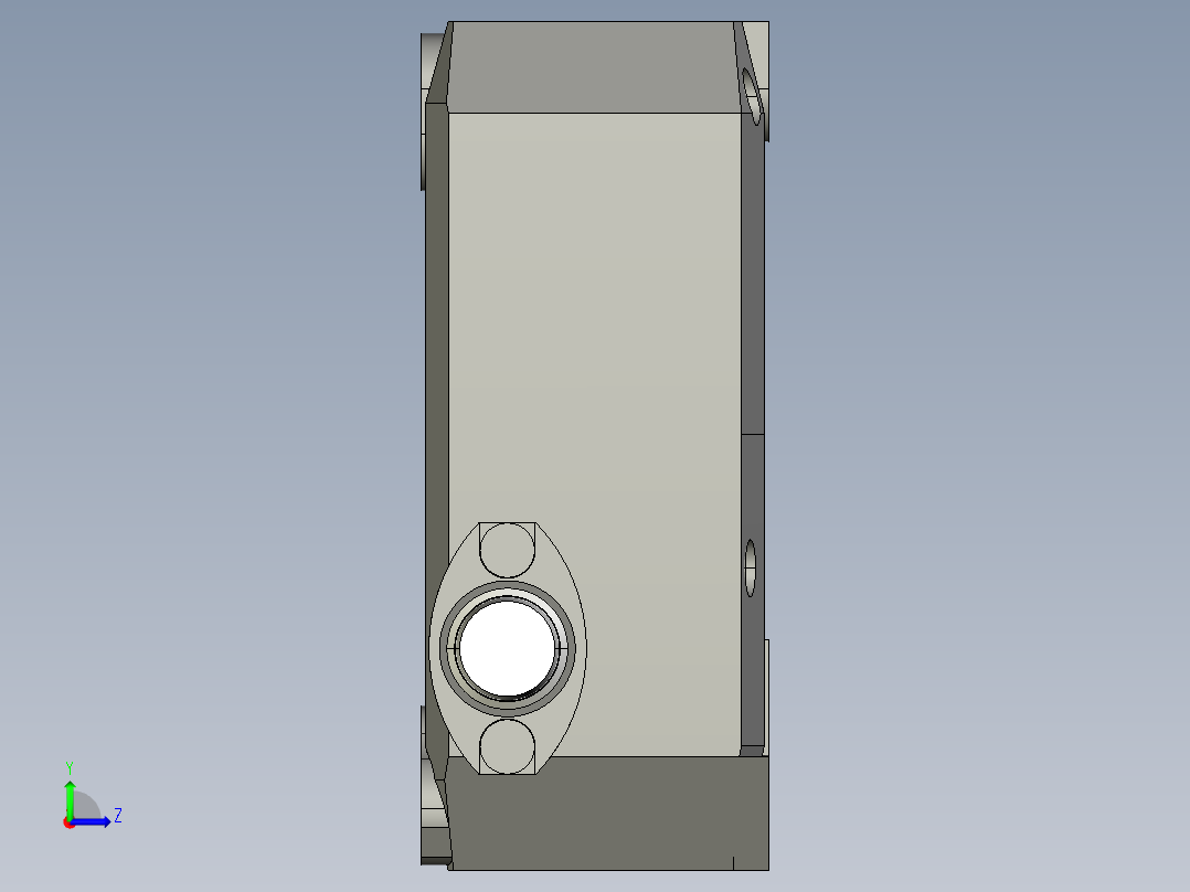 基恩士IG-028_T_kc图纸模型左视图