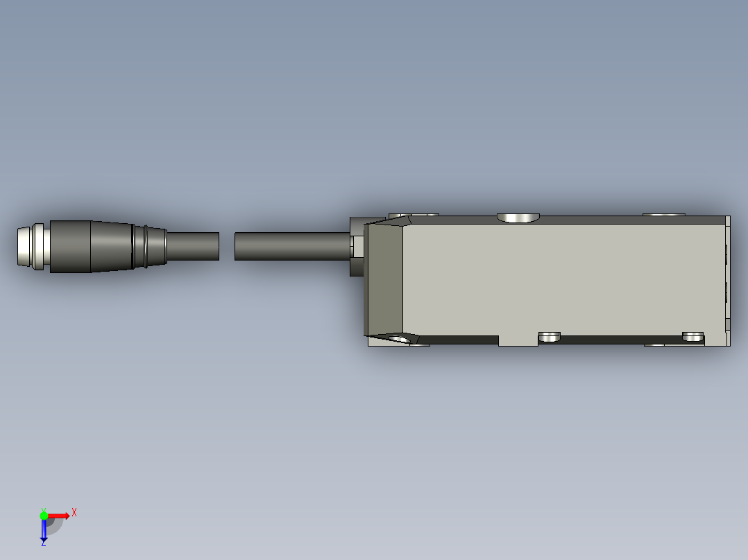 基恩士IG-028_T_kc图纸模型俯视图