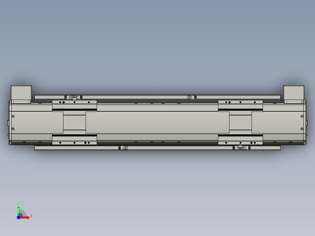 威洛博双电机滑台-VBF14S2-L50-S350-BD-P40-C6前视图