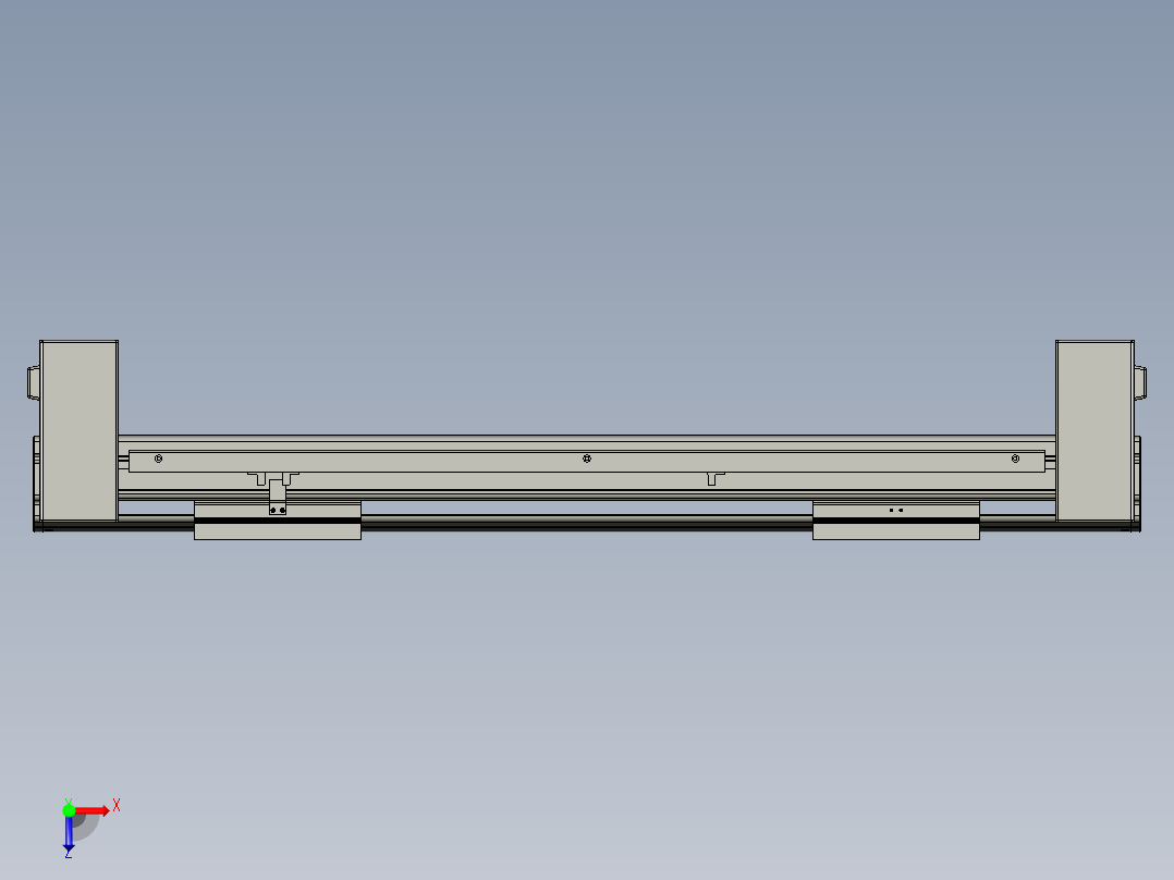 威洛博双电机滑台-VBF14S2-L50-S350-BD-P40-C6俯视图