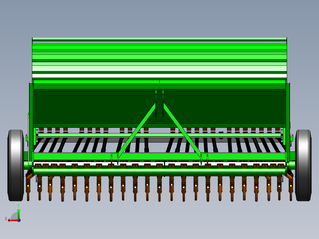油菜排种器 (论文+三维图+二维图)后视图