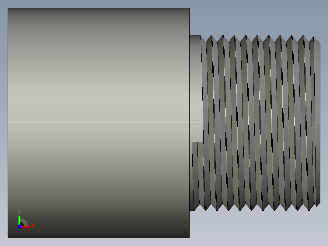 船舶管路系统SeaCor_MaleAdapter_SxMPT_37J136010_1in前视图