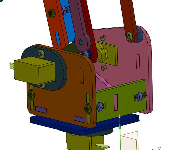 四轴铝合金舵机爪子机械手臂