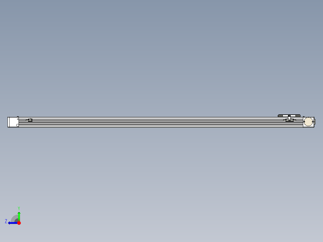同步带滑台-欧规BC6-L120-S1600-L-P40-D3右视图