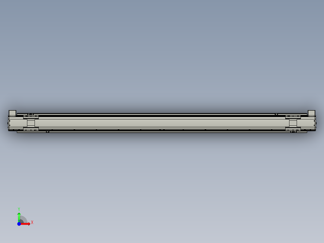 威洛博双电机滑台-VBF14S2-L50-S2200-BD-P40-C6前视图