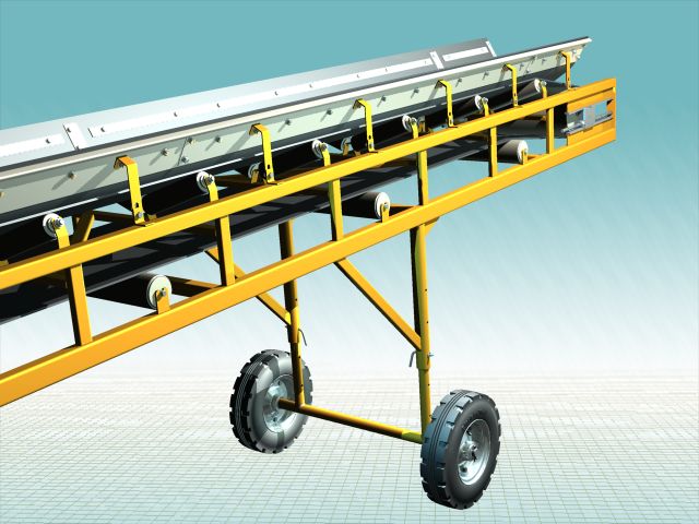 倾斜皮带运输机