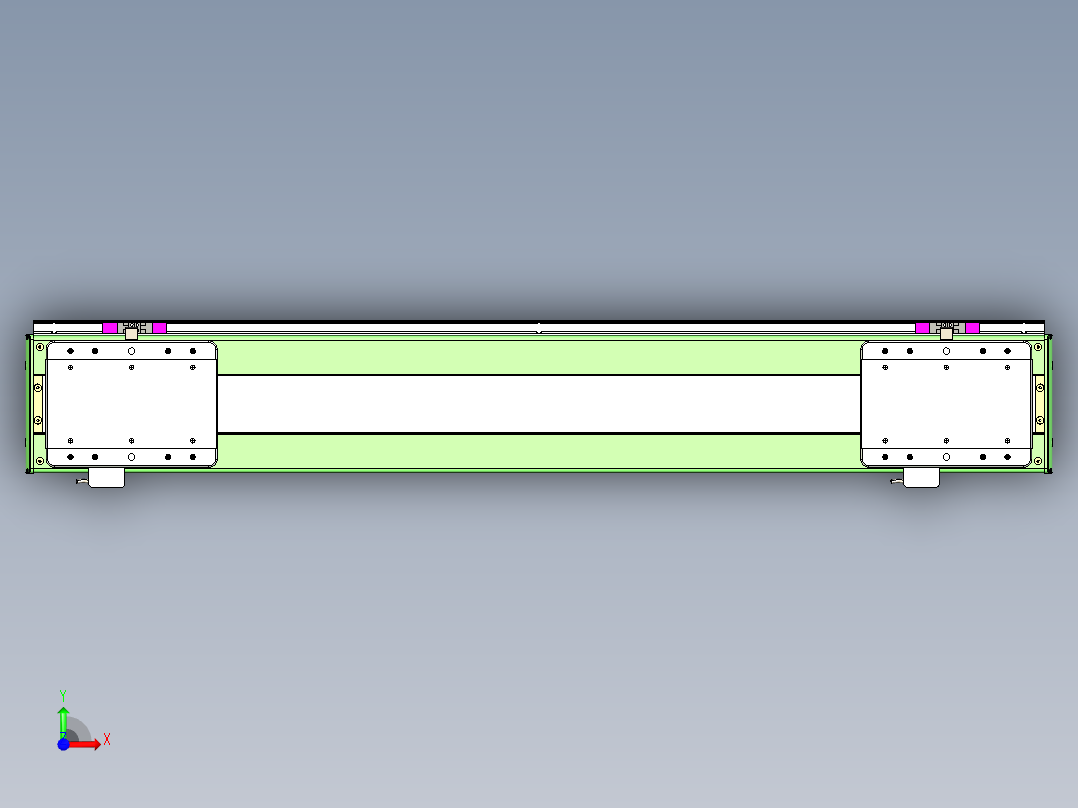 威洛博LC系列3d模型模组2LC17E2Y-S750前视图