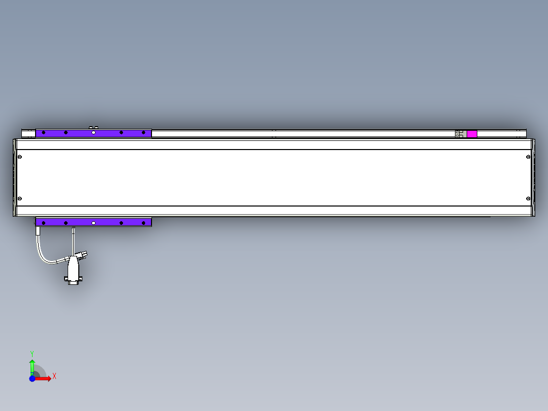 威洛博VL系列直线电机模组-VL14S3-S650前视图