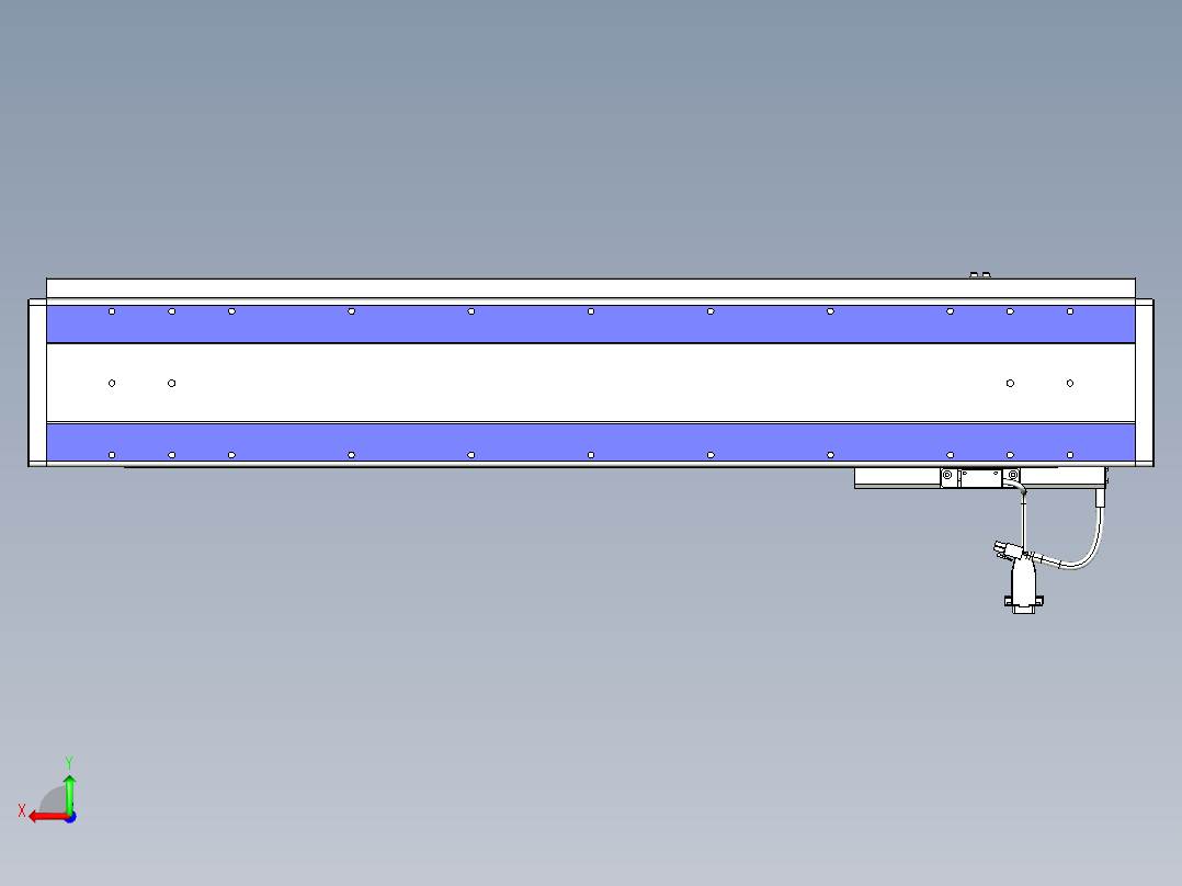 威洛博VL系列直线电机模组-VL14S3-S650后视图